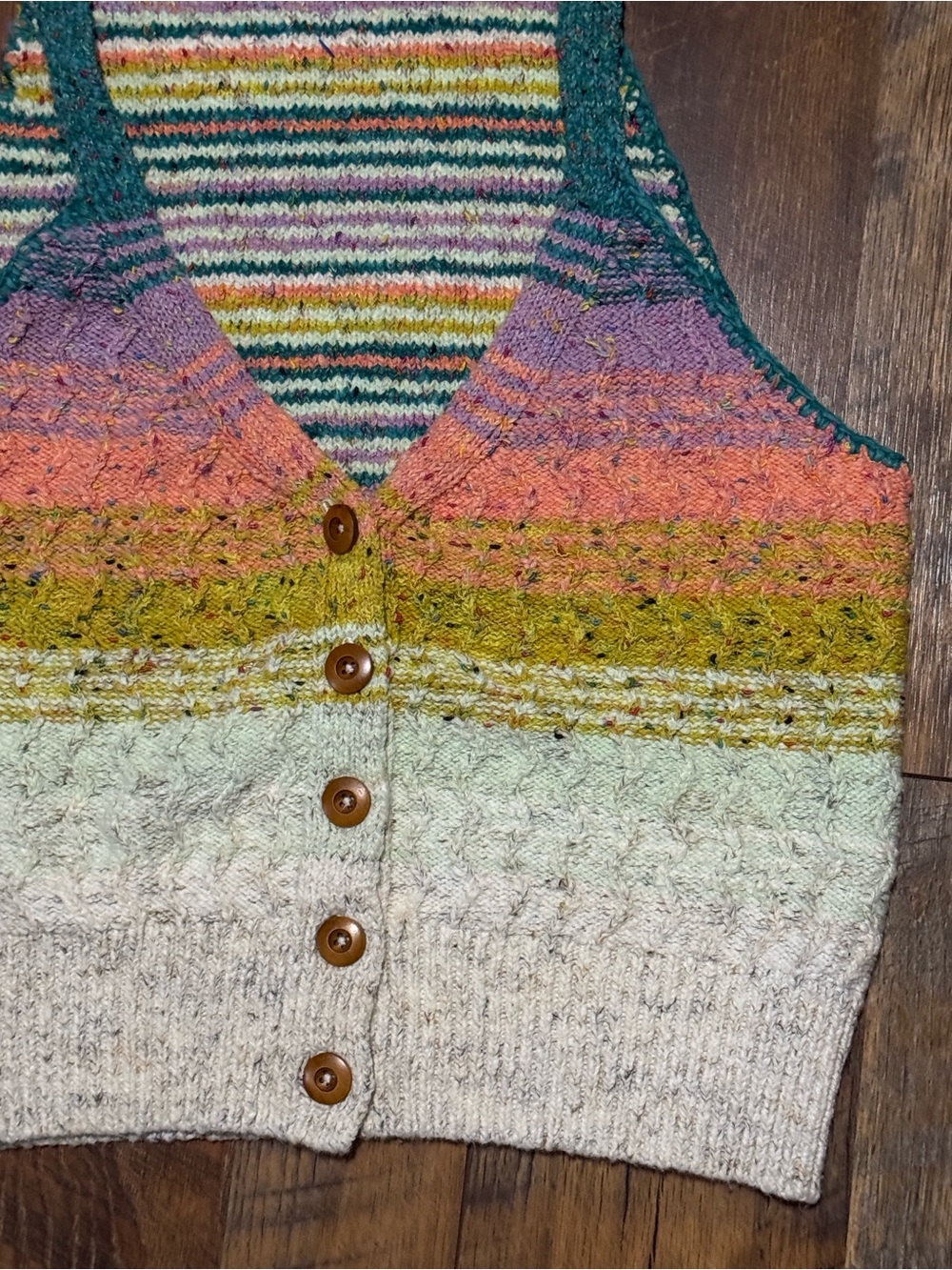 Pilcro Samalona Sweater Tank Top Anthropologie Vest Crochet Knit Boho sz small S - Picture 3 of 5